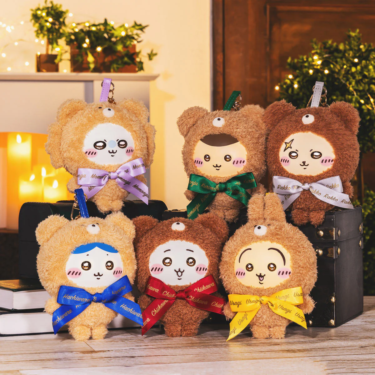 現貨❤️ちいかわ 吉伊卡哇 Kiramekko Teddy Bear 泰迪熊系列 兔兔娃娃吊飾