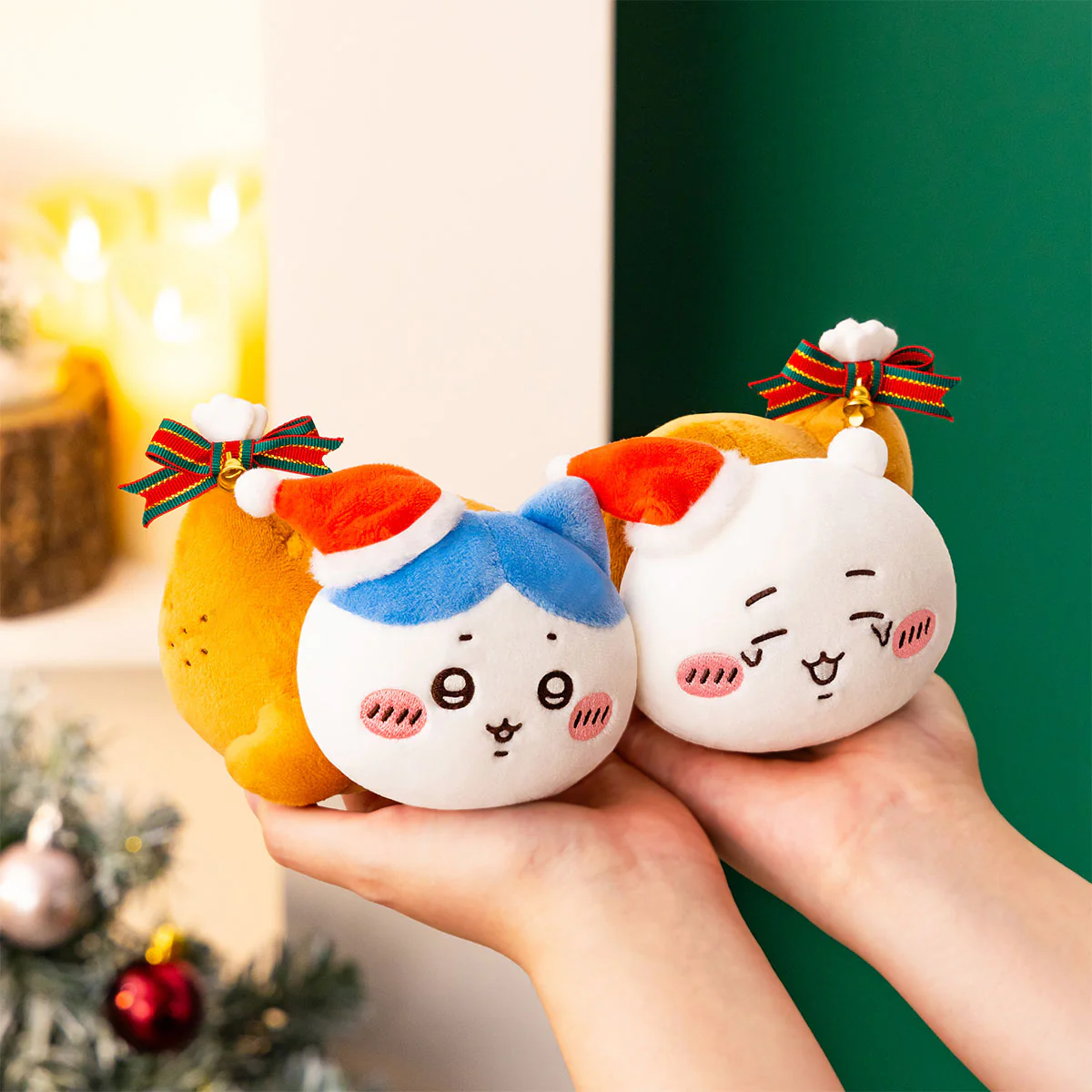 現貨❤️ちいかわ 吉伊卡哇 聖誕節限定娃娃吊飾 兔兔