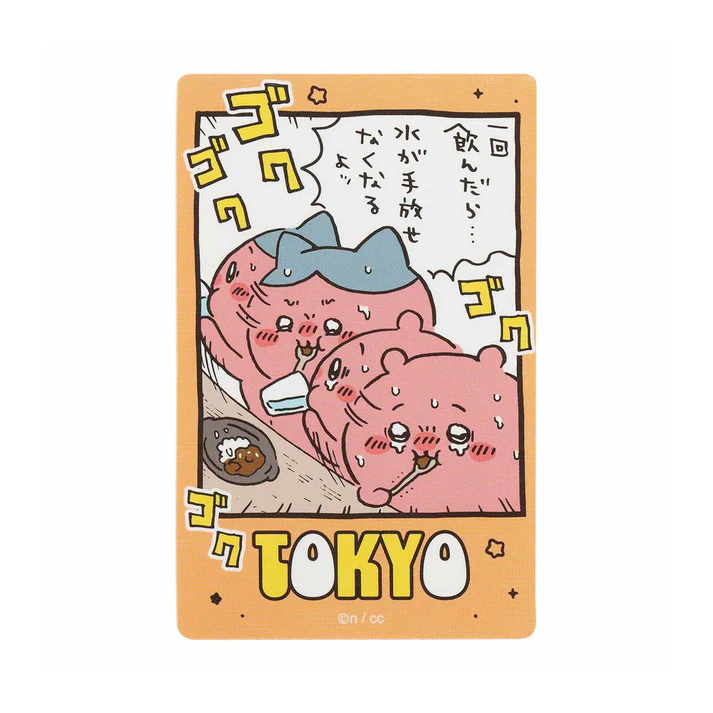 現貨❤️ちいかわ 吉伊卡哇 東京伴手禮 手機尺寸貼紙 辣咖哩
