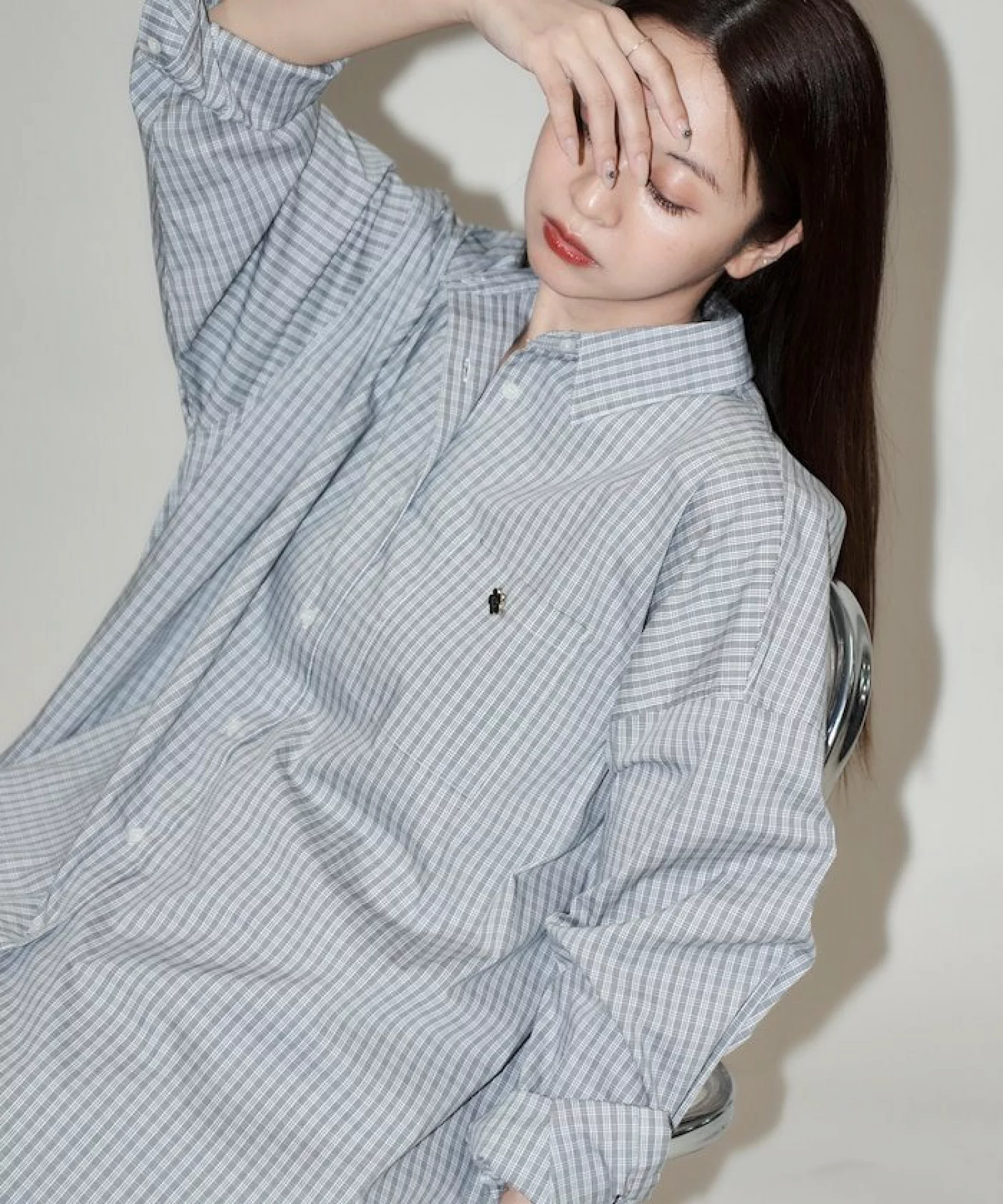 預購🇯🇵MARY QUANT x PUBLUX 聯名限定款 背後Logo刺繡 寬鬆大版襯衫 25AW/26SS