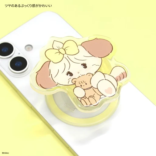 預購🇯🇵gourmandise Lil ala mode mikko 插畫系列 MagSafe 透明造型彈跳手機支架