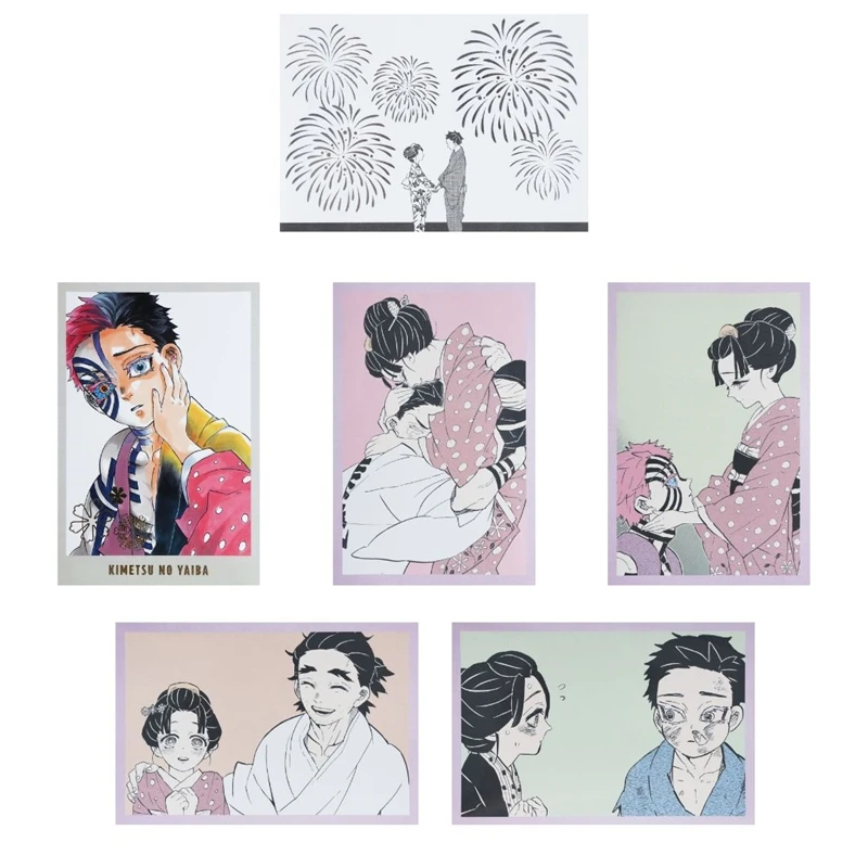 現貨❤️JUMP SHOP 鬼滅之刃猗窩座狛治&戀雪煙火回憶收藏卡信封組