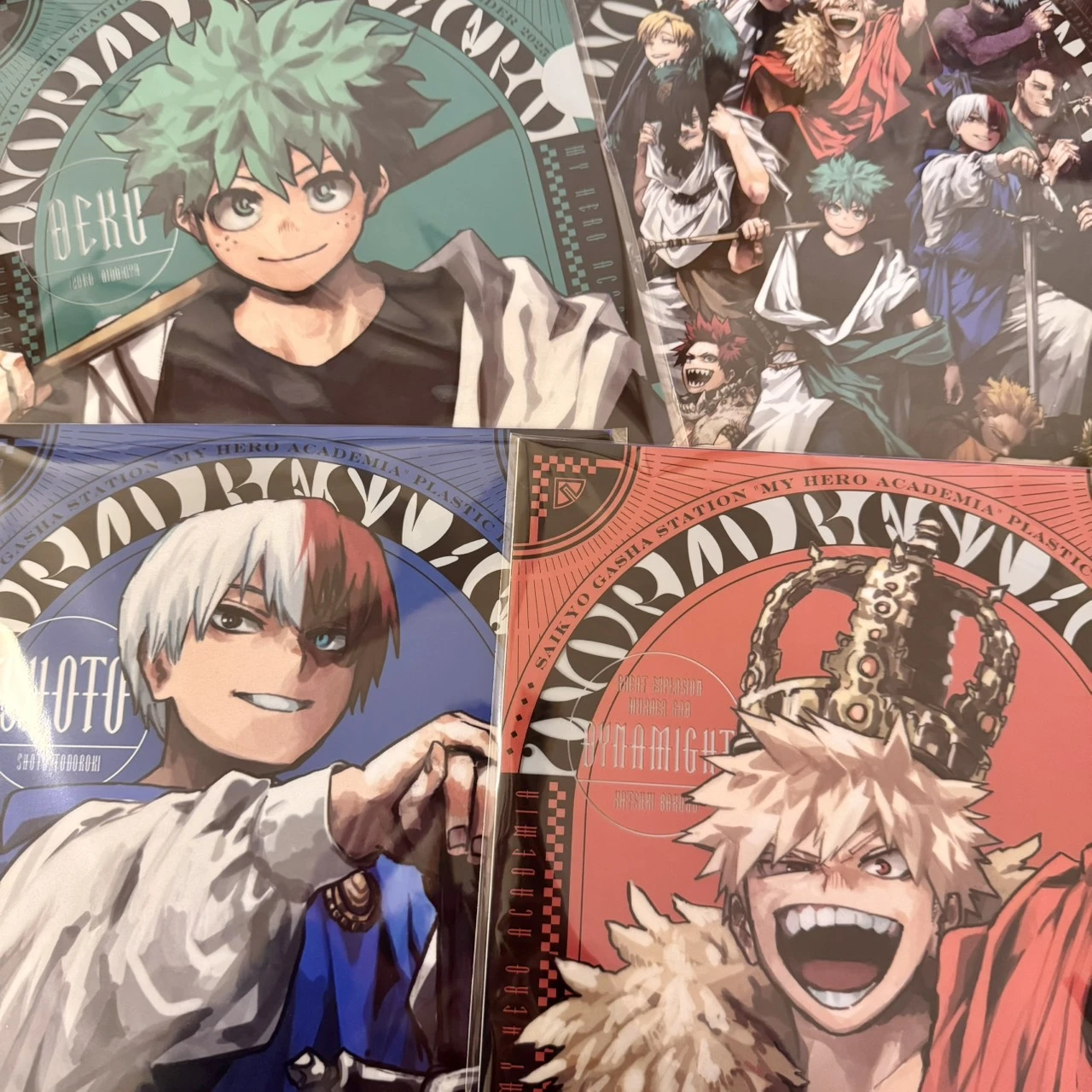 現貨❤️JUMPSHOP 雜誌限定 我的英雄學院 人氣投票新十傑扭蛋資料夾組[一組/4入]