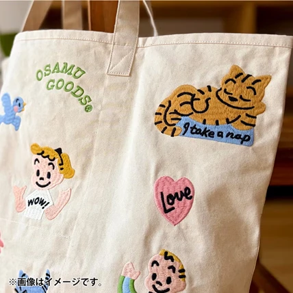 預購🇯🇵OSAMU GOODS 原田治 大容量帆布市集包 (Happy Days)