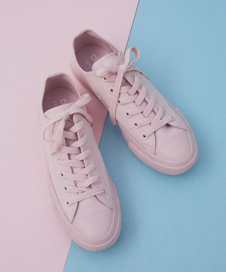 現貨❤️CONVERSE × earth music&ecology 聯名限定 ALL STAR PLTS 厚底帆布鞋 粉色/24.5cm