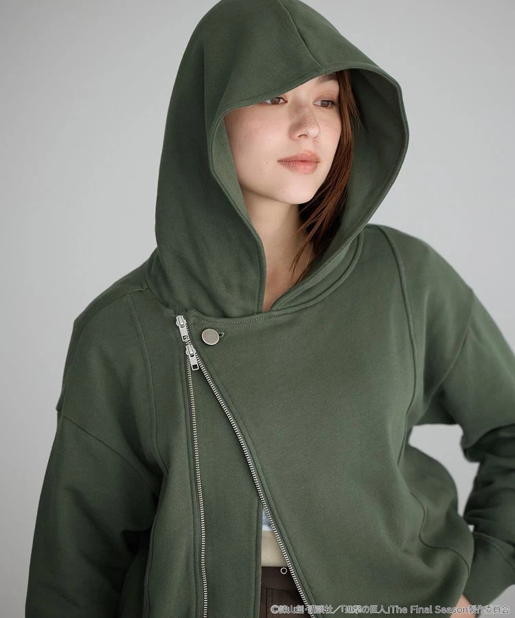 預購🇯🇵【官方餘量販售售完為止】earth music&ecology Japan Label X 進擊的巨人 調查兵團 印象連帽外套