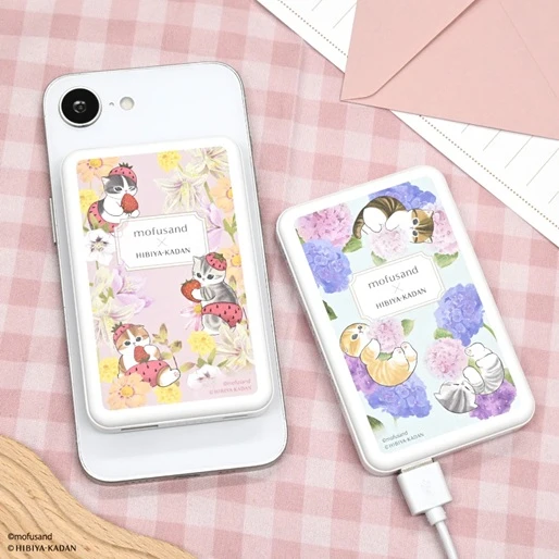預購🇯🇵gourmandise mofusand 貓福珊迪 日比谷花壇聯名 MagSafe對應無線行動電源 5000mAh