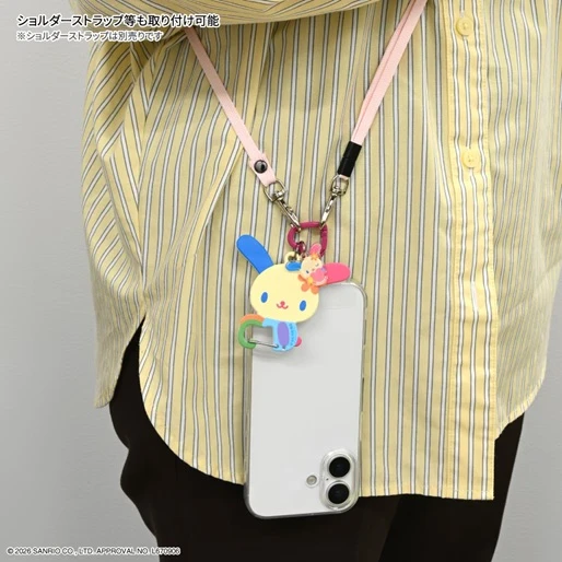預購🇯🇵gourmandise Sanrio 三麗鷗 Usahana 花小兔 多功能手機掛環＋登山扣