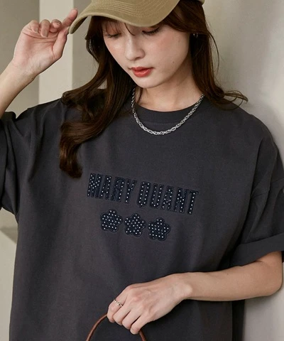 預購🇯🇵FREAK'S STORE MARY QUANT × PUBLUX 點點刺繡Logo T恤