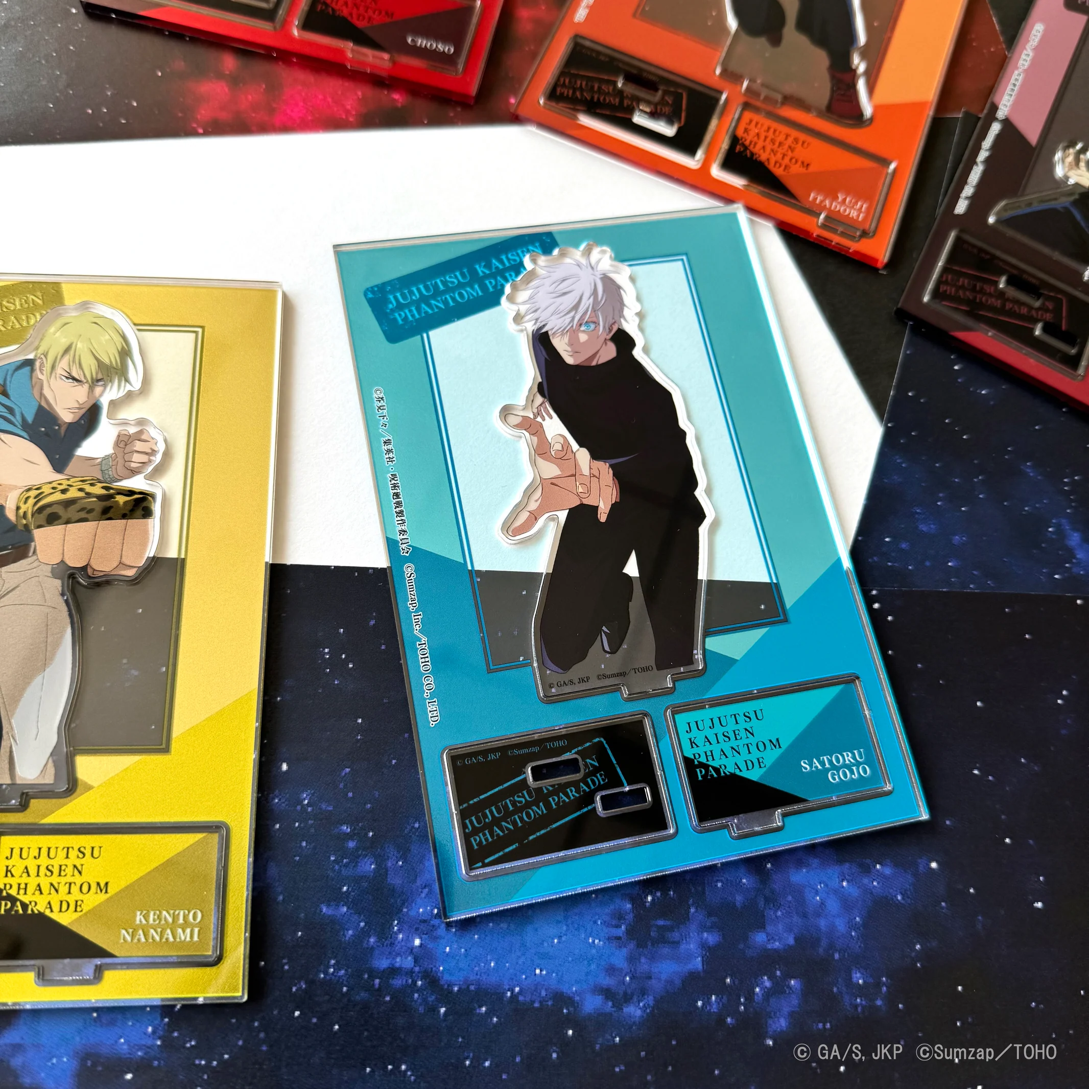 現貨❤️Sumzap Store 咒術迴戰 手遊 幻影遊行 連續必殺 金屬壓克力立牌 五條悟