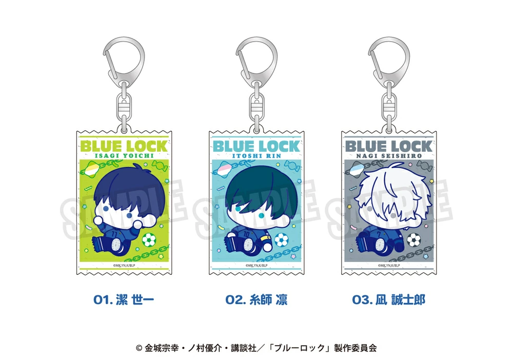 預購🇯🇵good-select 藍色監獄 ぷにきゅ～と 亮粉壓克力鑰匙圈（全13款）