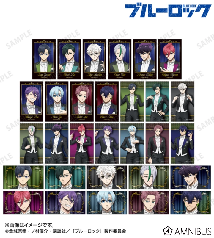 10/16結單🌟AMNIBUS 藍色監獄 指揮家Ver. 閃粉徽章/壓克力卡/寫真卡/插畫卡/貼紙