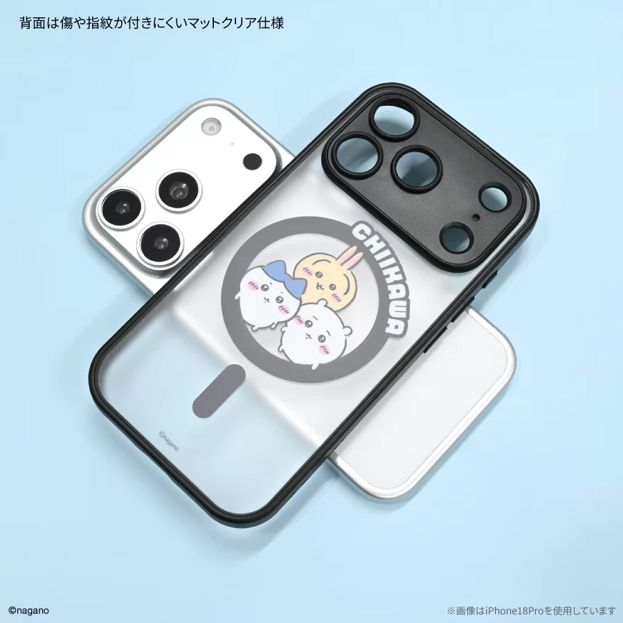 預購🇯🇵gourmandise ちいかわ 吉伊卡哇 IIIIfit 澎澎邊框透明手機殼 iPhone18 Pro / 17 Pro MagSafe