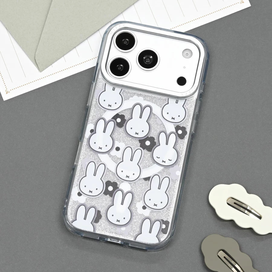 預購🇯🇵gourmandise ミッフィー Miffy 米飛兔 Camera Frame 鏡頭框透明手機殼 iPhone 18 Pro/17 Pro MagSafe