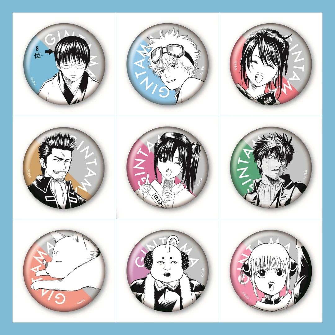 10/23結單🌟JUMPSHOP JCS限定！銀魂 全明星閃亮徽章【1-25可選款】