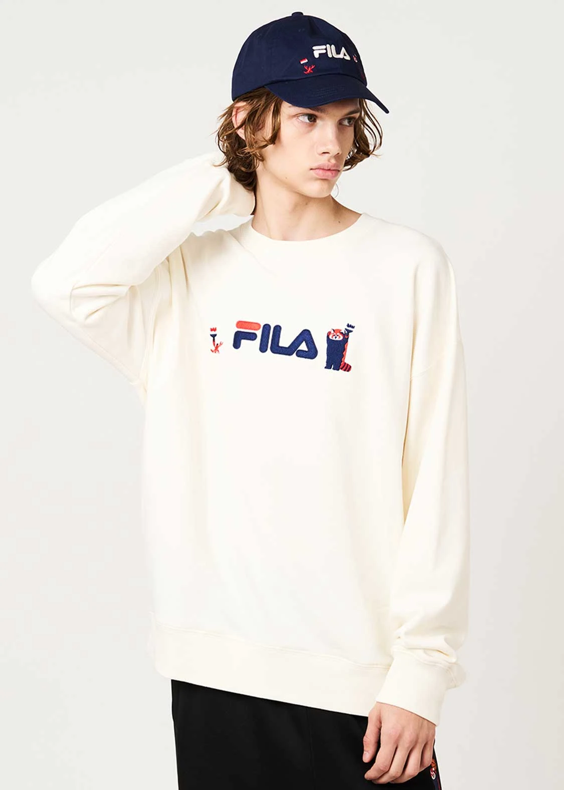 預購🇯🇵graniph×FILA IKAKU 威嚇小熊貓 聯名刺繡大學T