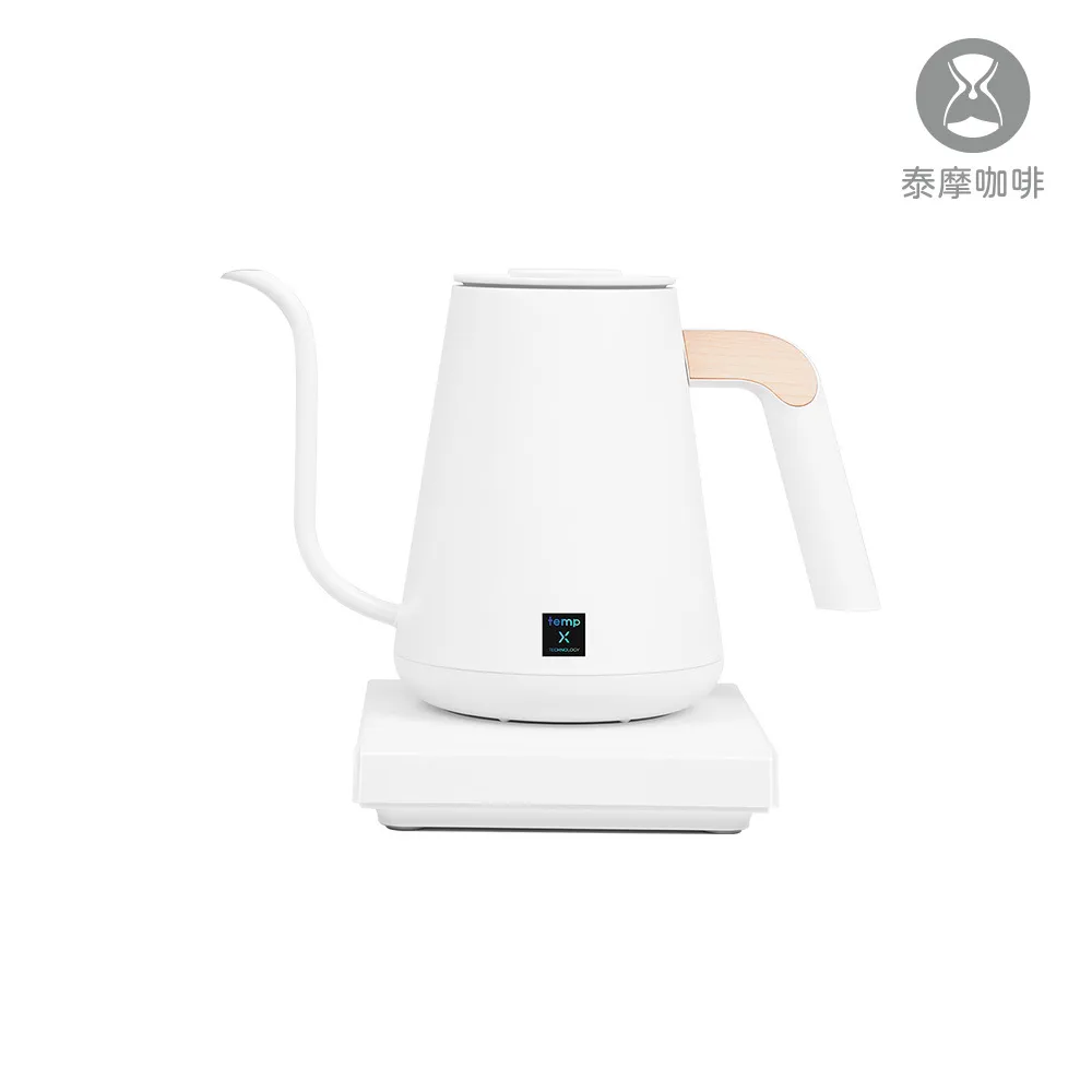 魚Pro X 溫控手沖壺／白