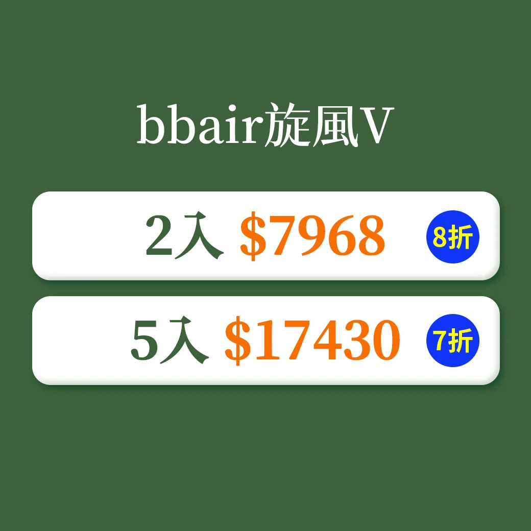 【2入】旋風V 車旅雙用清淨機