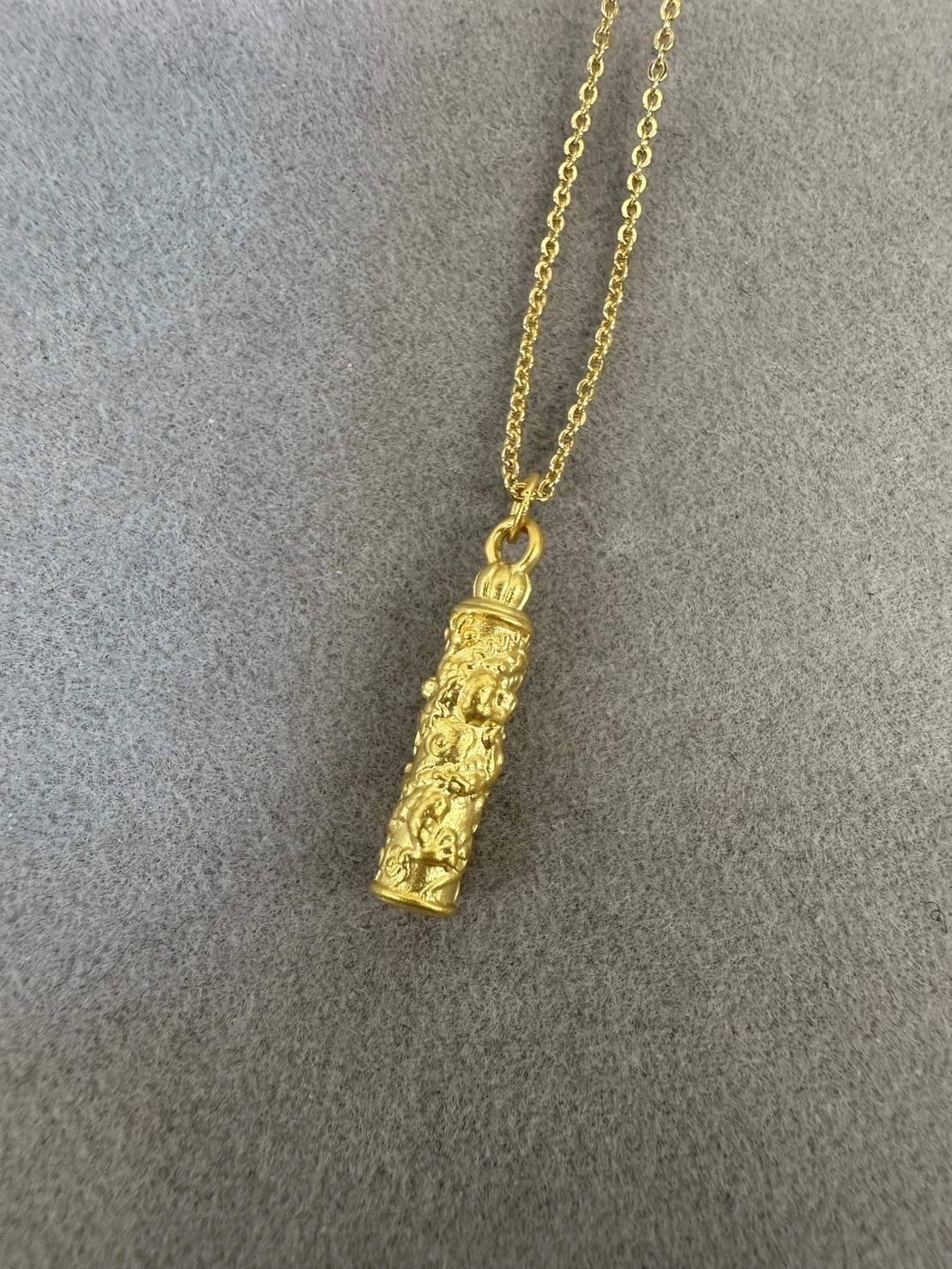 龍柱黃金項鍊