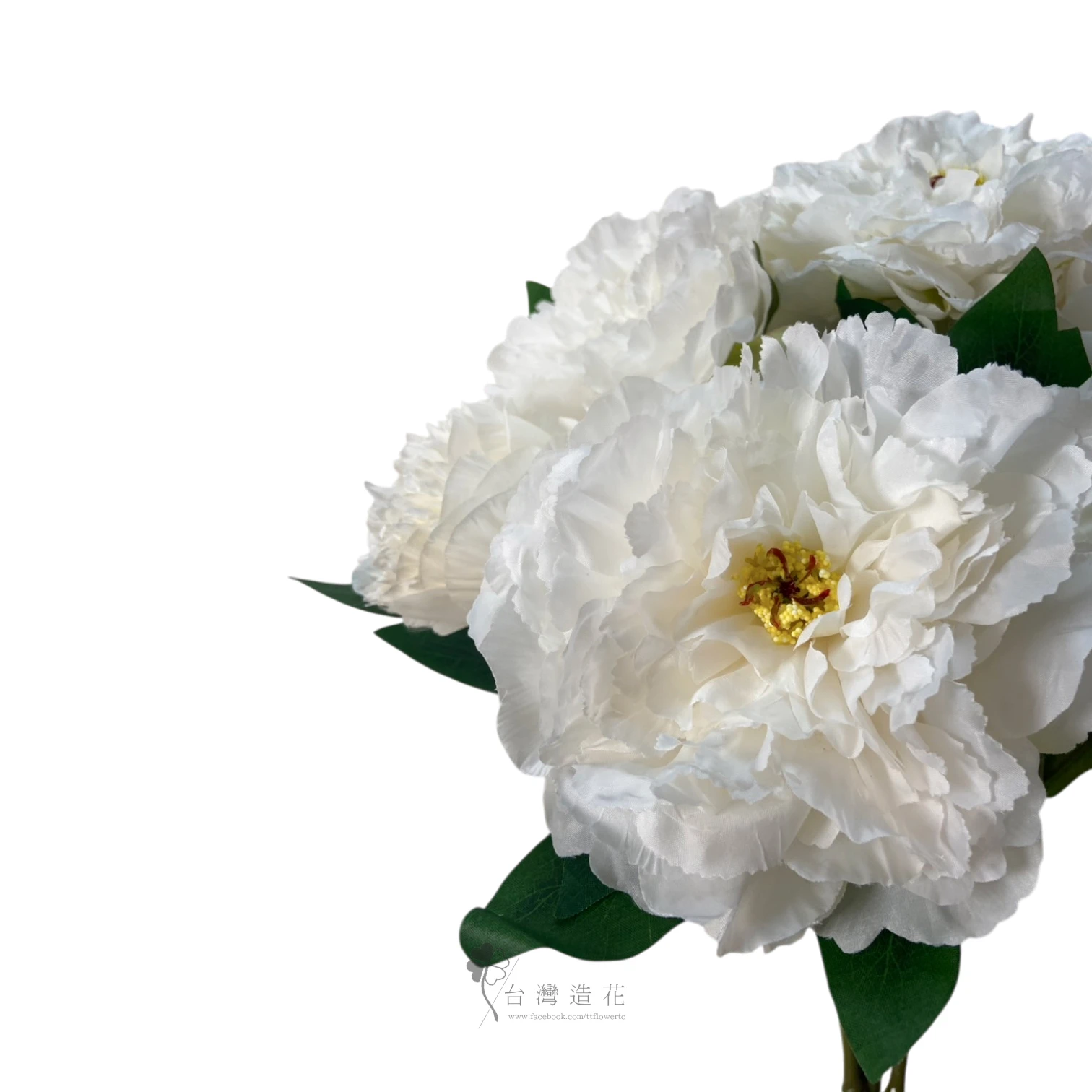 茶牡丹花束(米白)
