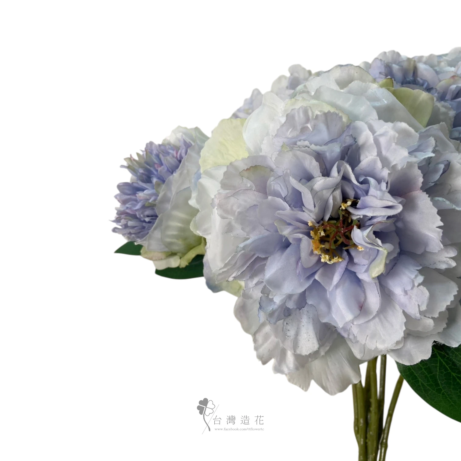 茶牡丹花束(藍)