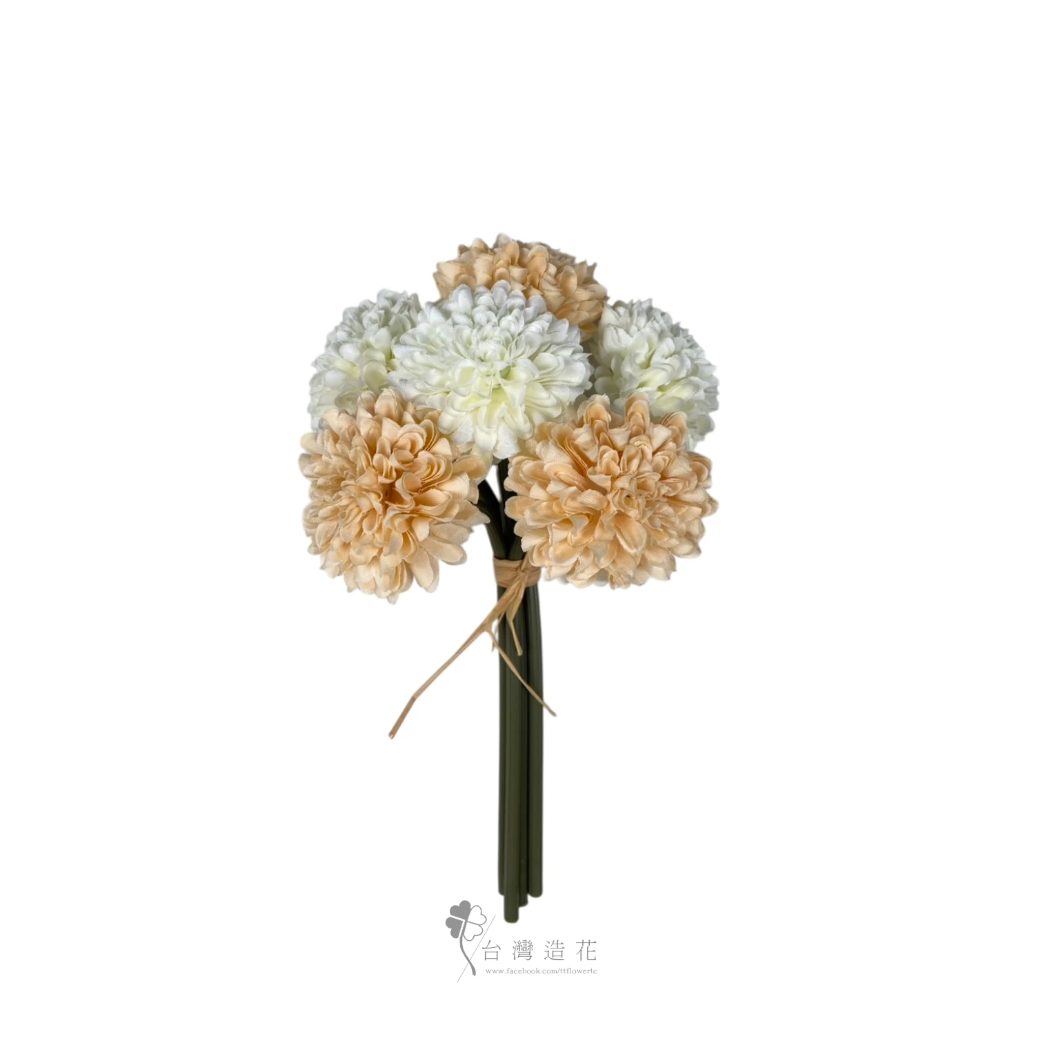 A六朵蔥花束(米白)