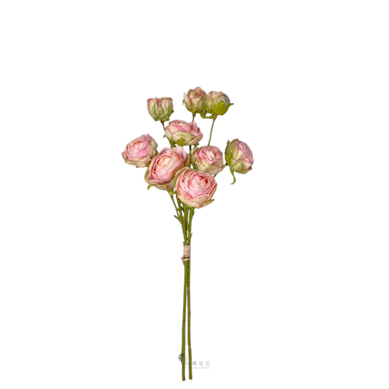 歐風九頭陸蓮花束(粉)