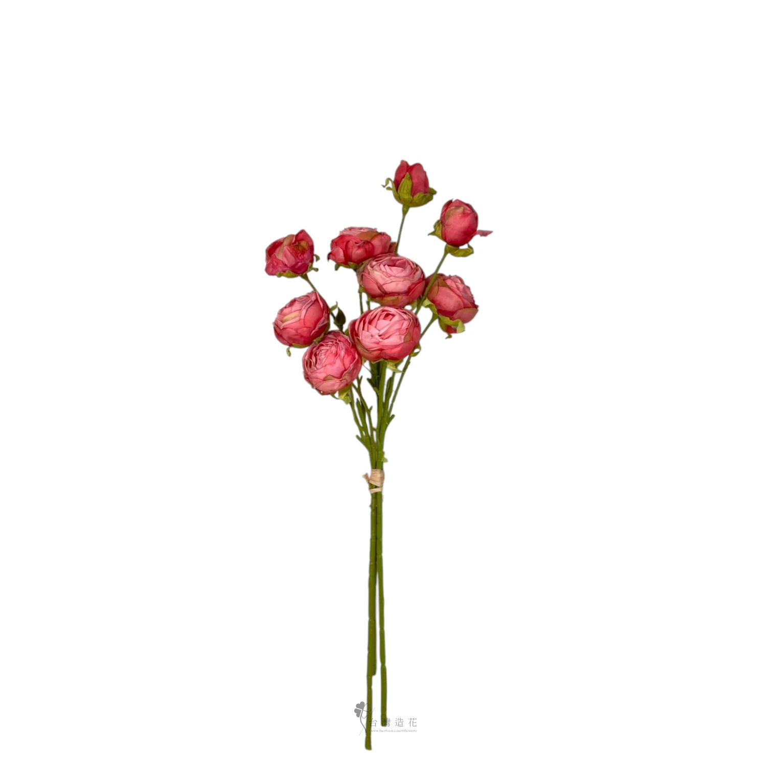 歐風九頭陸蓮花束(橘)
