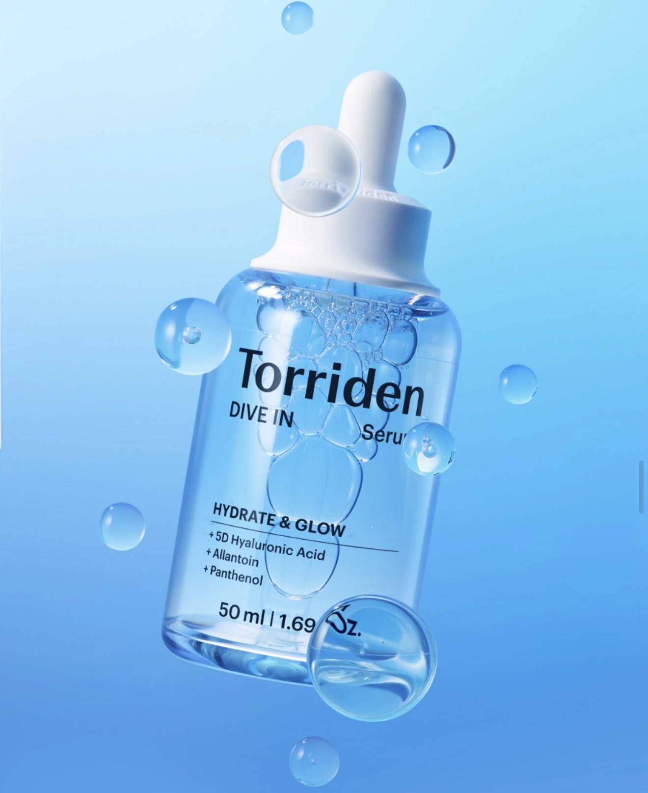 Torriden DIVE-IN 低分子玻尿酸保濕精華 50ml 補充企劃組｜大耳狗聯名款