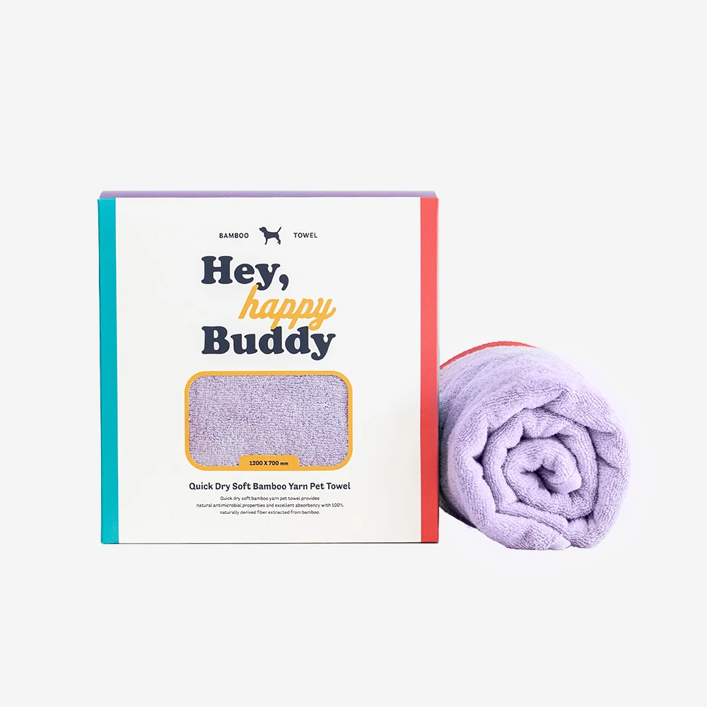 【Hey Happy Buddy】速乾寵物吸水毛巾 | Made in Korea