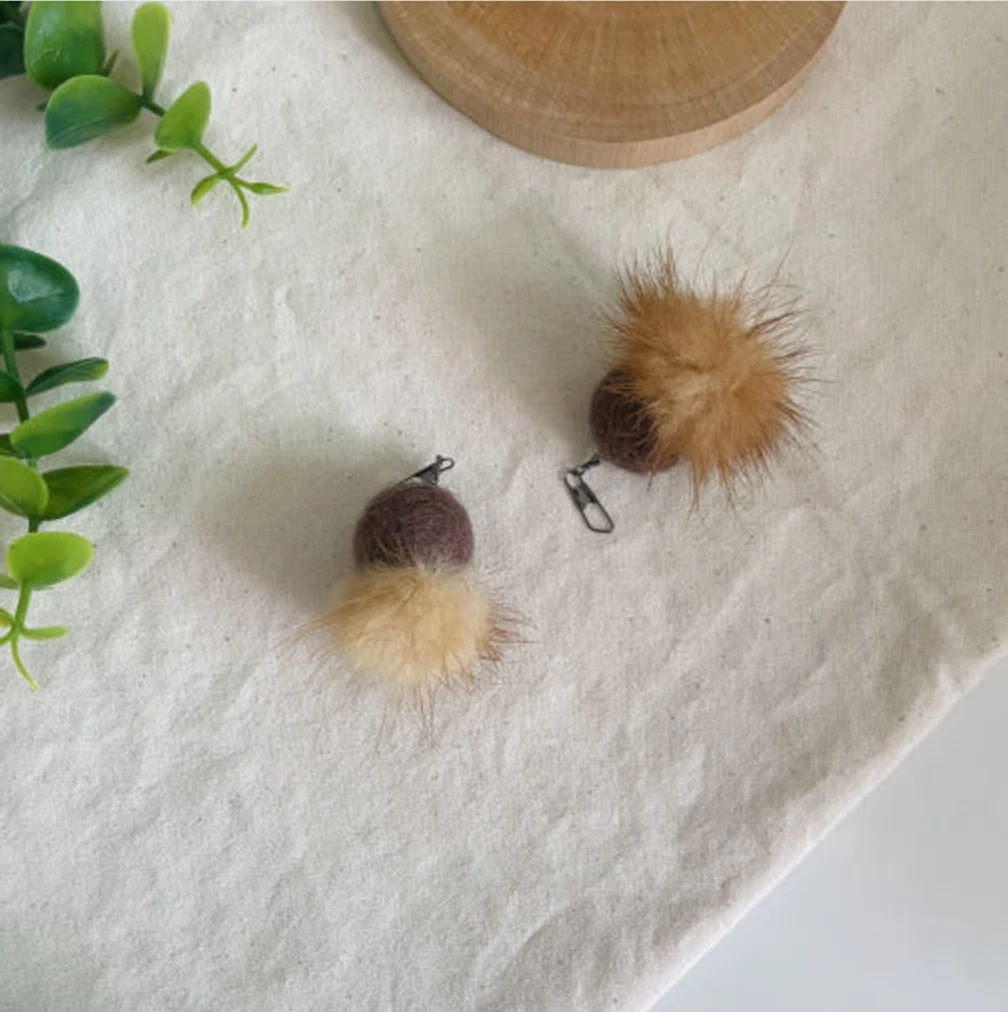【Moon Rabbit】松果｜手工逗貓頭｜Made in Korea