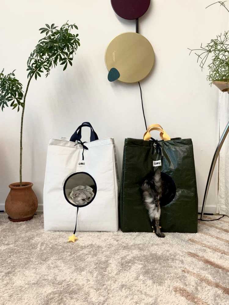 【Omu】新品 喵喵呼吸袋｜貓窩｜Made in Korea