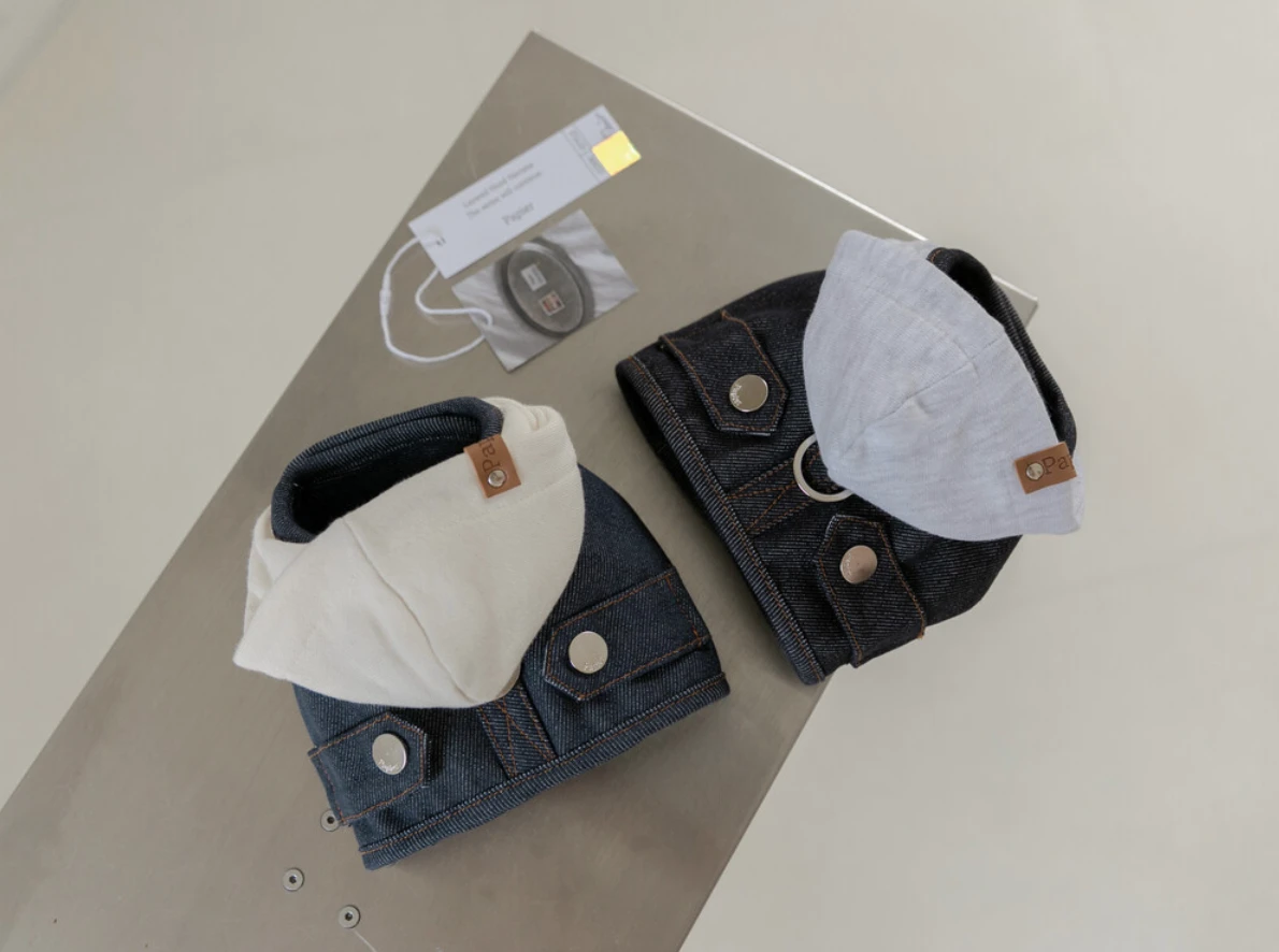 【Papier】牛仔連帽外出背心 | Made in Korea