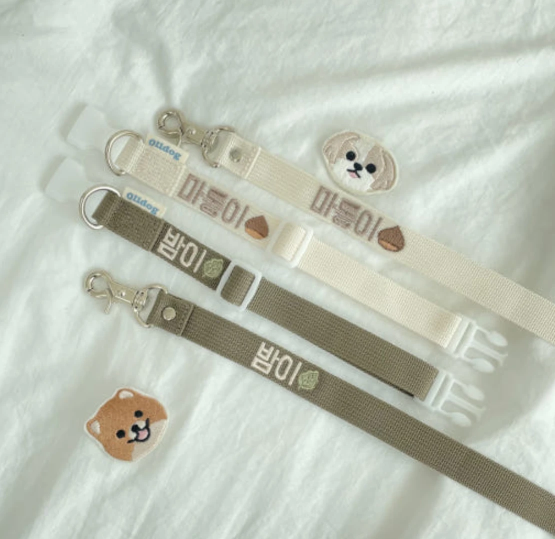 【Olidog】韓國莫蘭迪手工客製牽繩｜Made in Korea