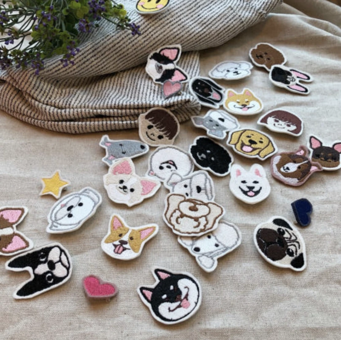 【Olidog】韓國手工刺繡寵物別針｜Made in Korea