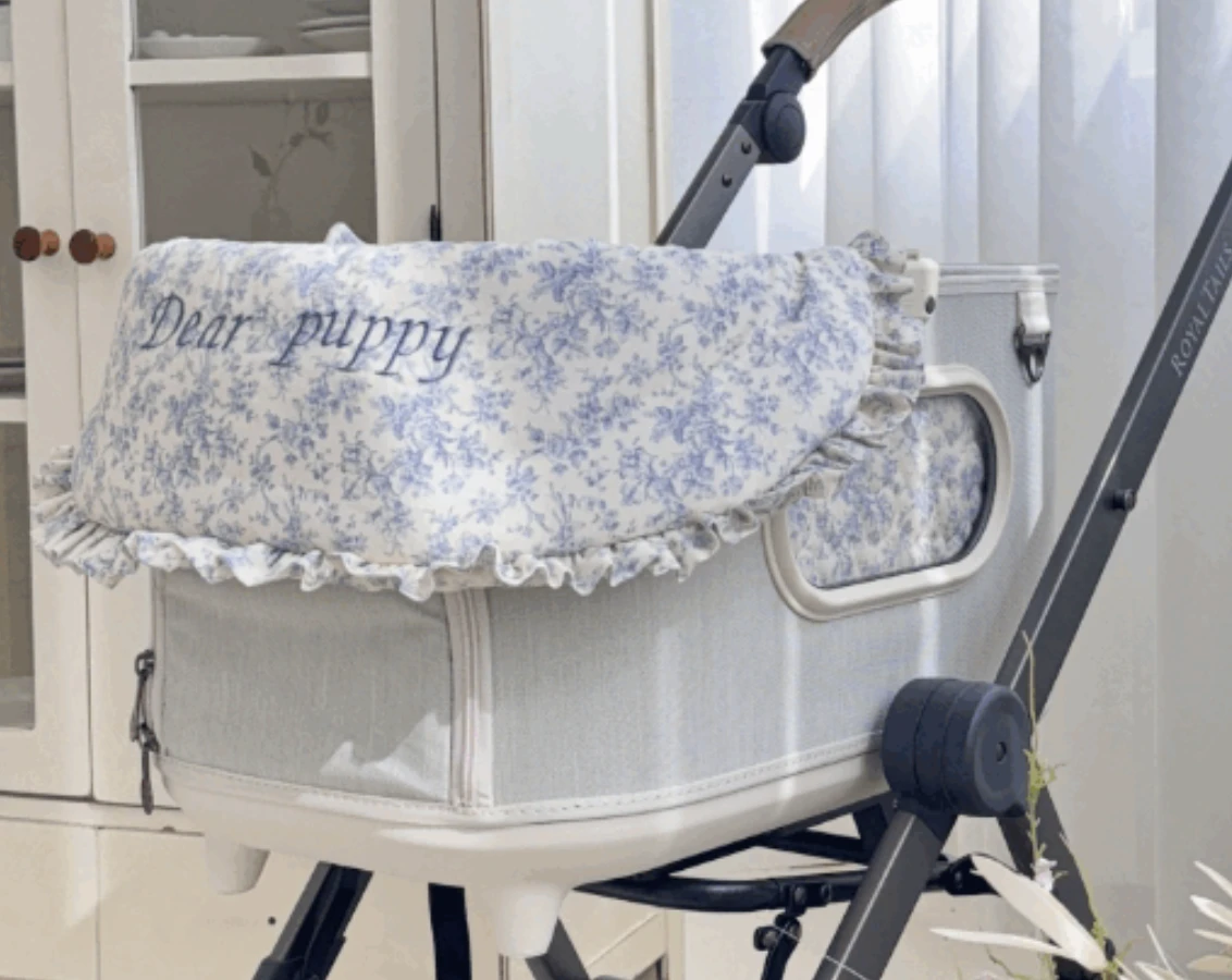 【Dear Puppy】夢幻雲朵一體式雙面推車墊｜Made in Korea