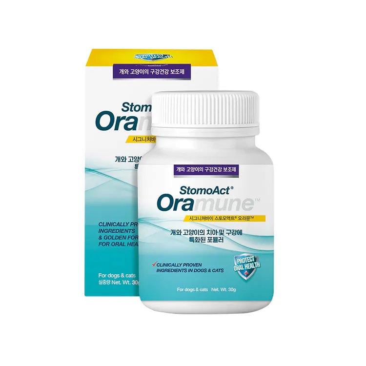 【Signatureby】Oramune 顧齒樂潔牙保健粉30g 貓狗適用｜Made in Korea