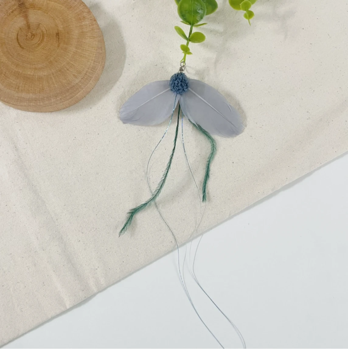 【Moon Rabbit】大飛蛾｜手工逗貓頭｜Made in Korea