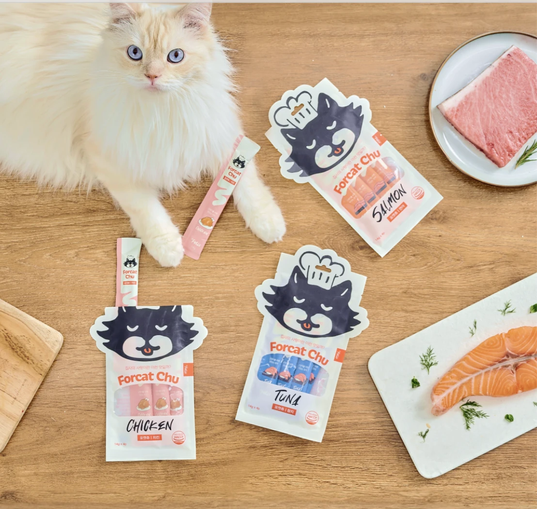【Dr.Felis】韓國雞肉/鮭魚/鮪魚 羊奶乳酸菌肉泥 三合一組合｜ Made in Korea