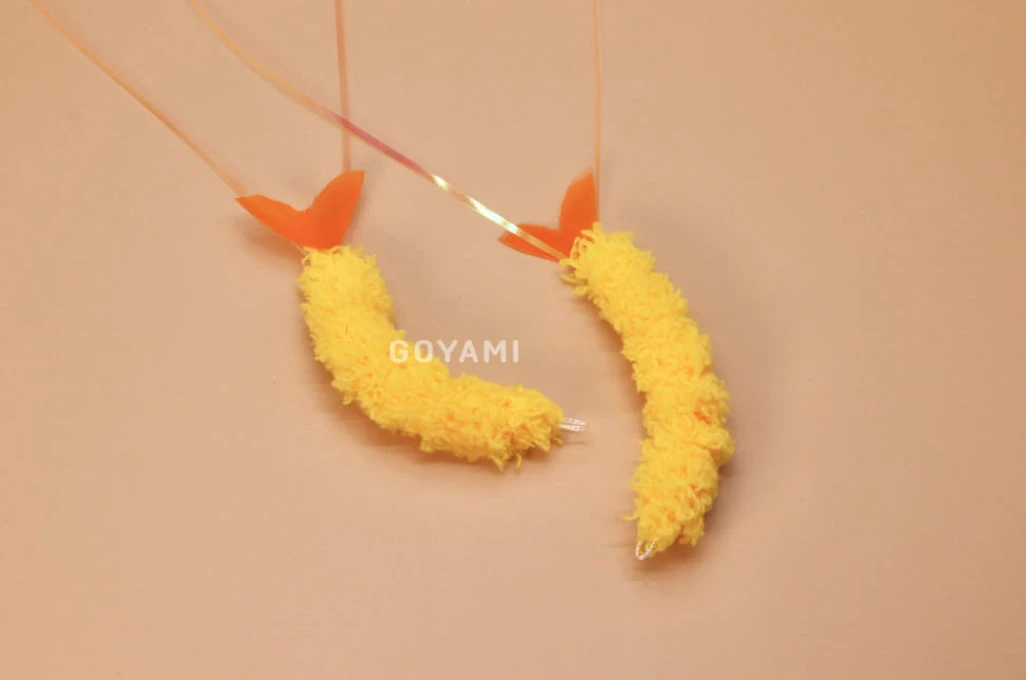 【Goyami】金黃炸蝦｜手工逗貓頭｜Made in Korea