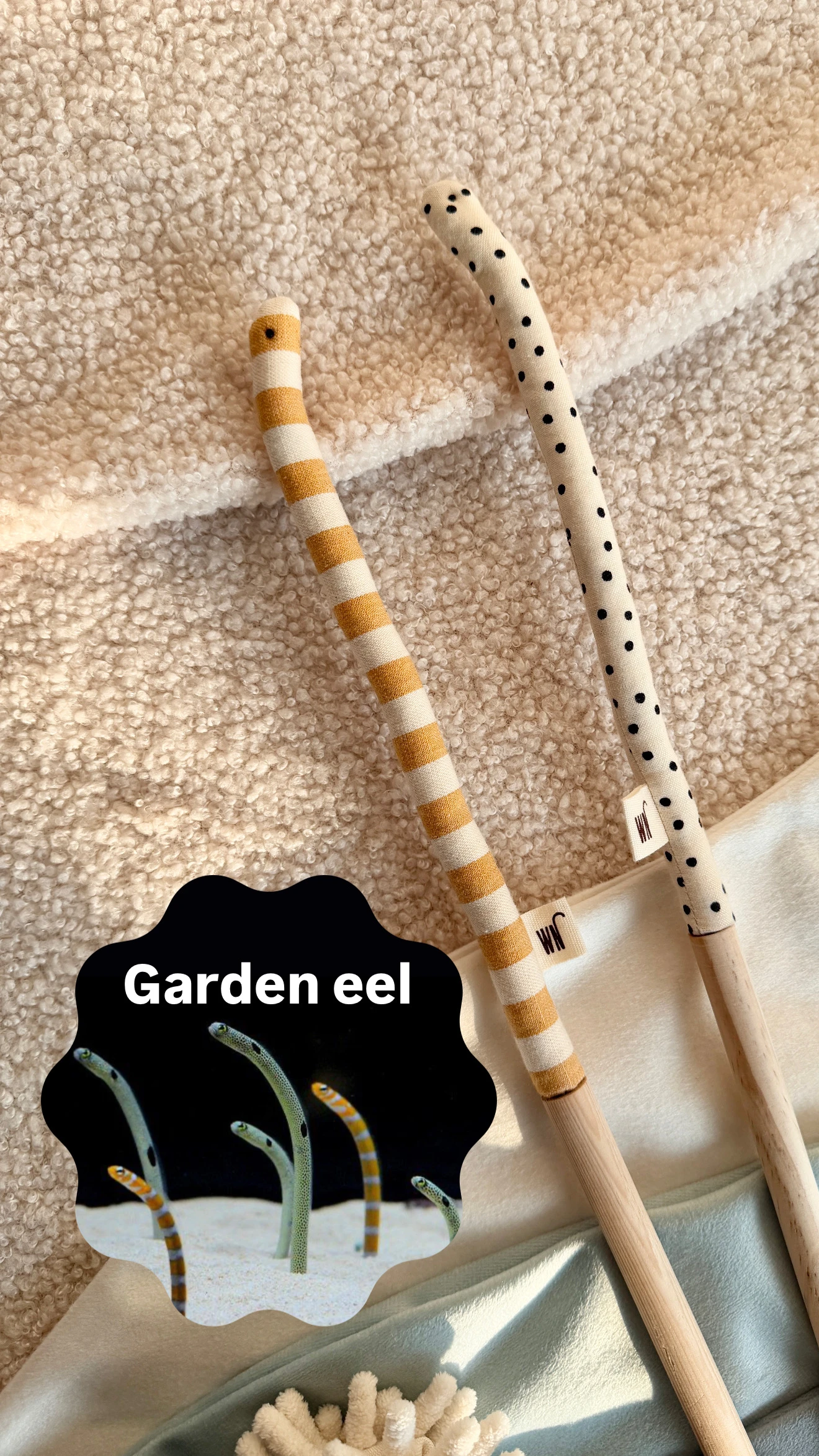 【Wetnose】Garden Eel ·萌萌花園鰻｜海洋系列｜Made in Korea