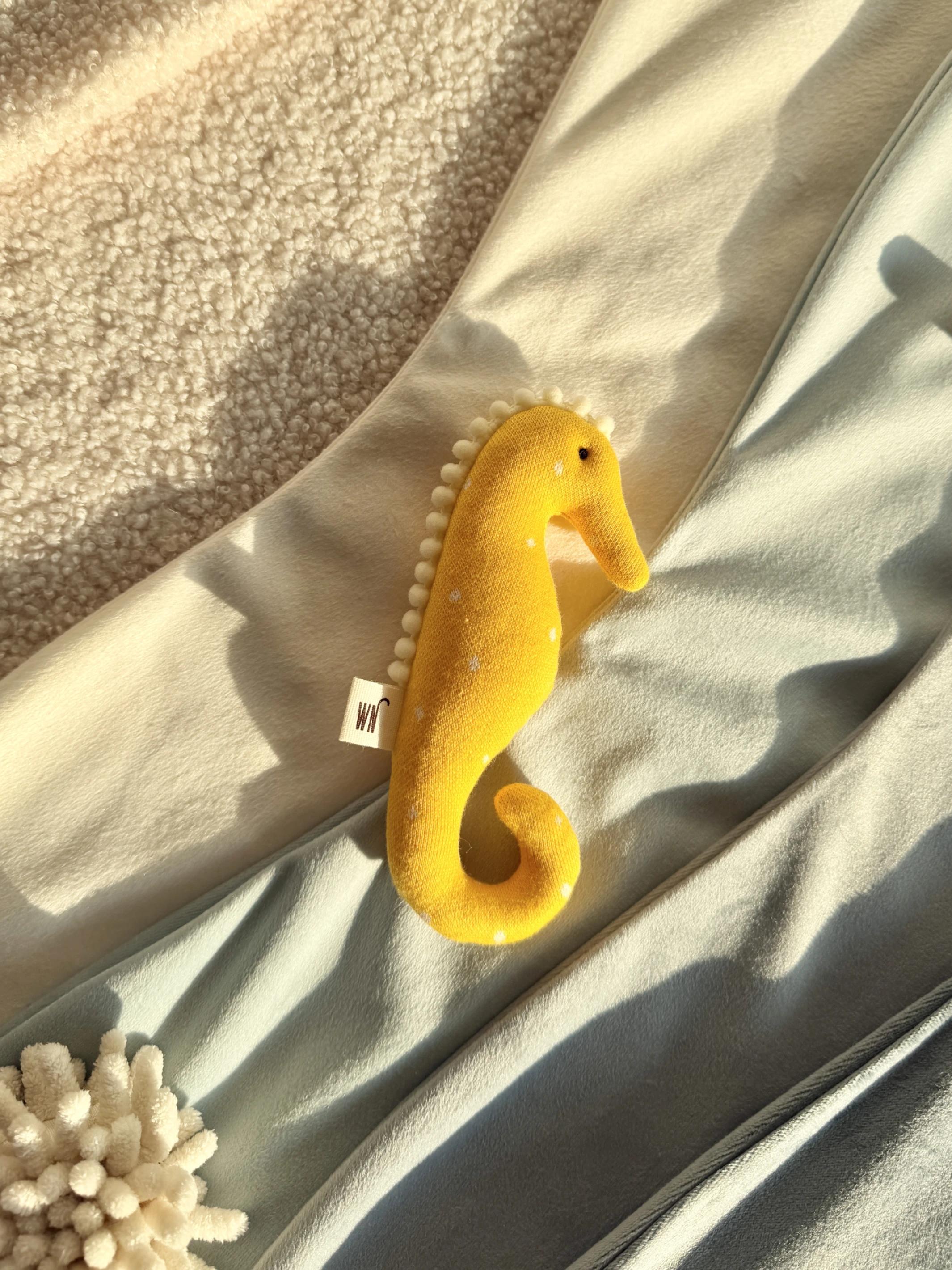 【Wetnose】Seahorse·檸檬黃海馬玩具｜海洋系列｜Made in Korea