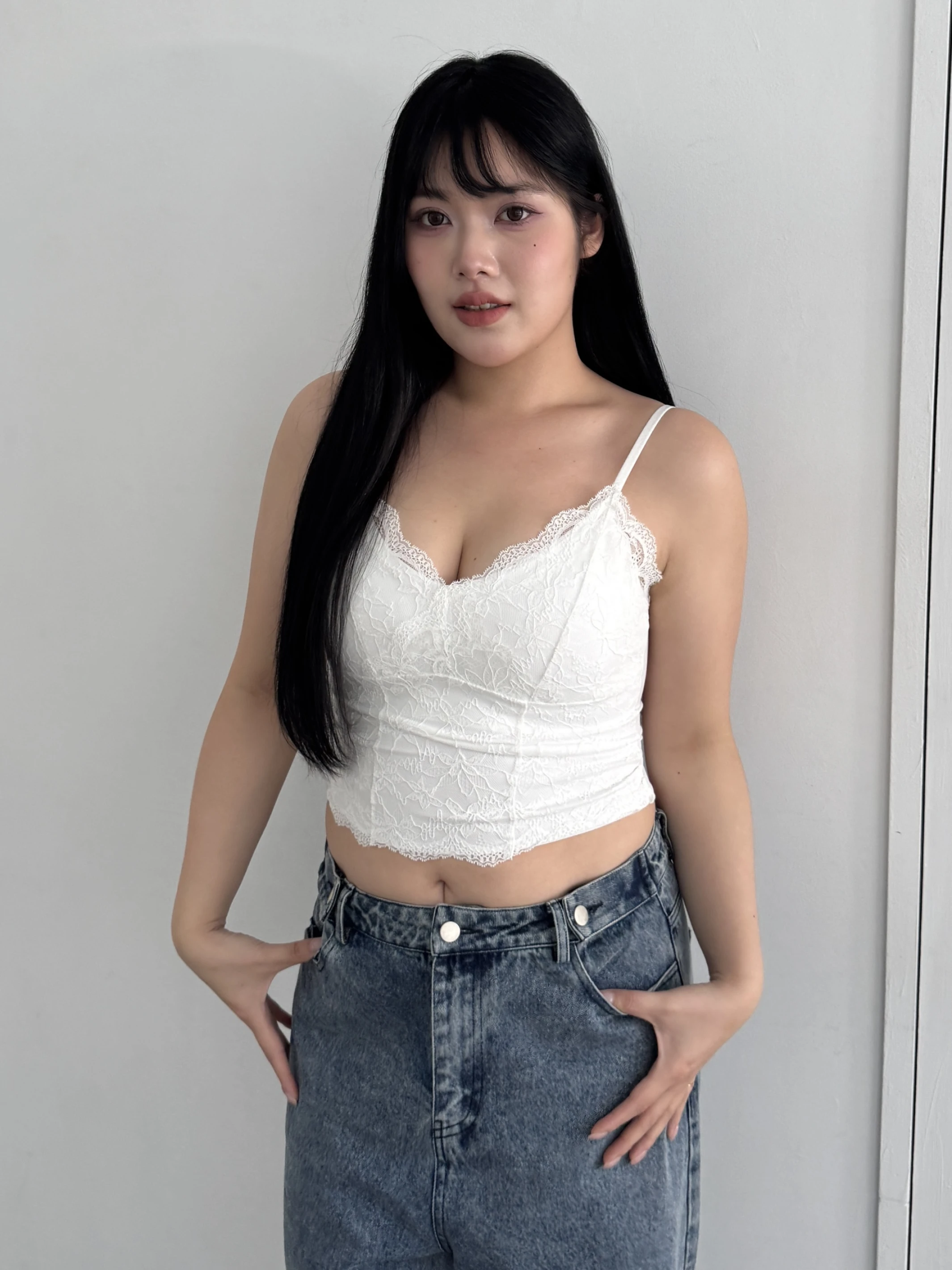 𝘔𝘪𝘴𝘴.𝘉𝘦𝘭𝘭𝘢.涼感蕾絲bra top 65099