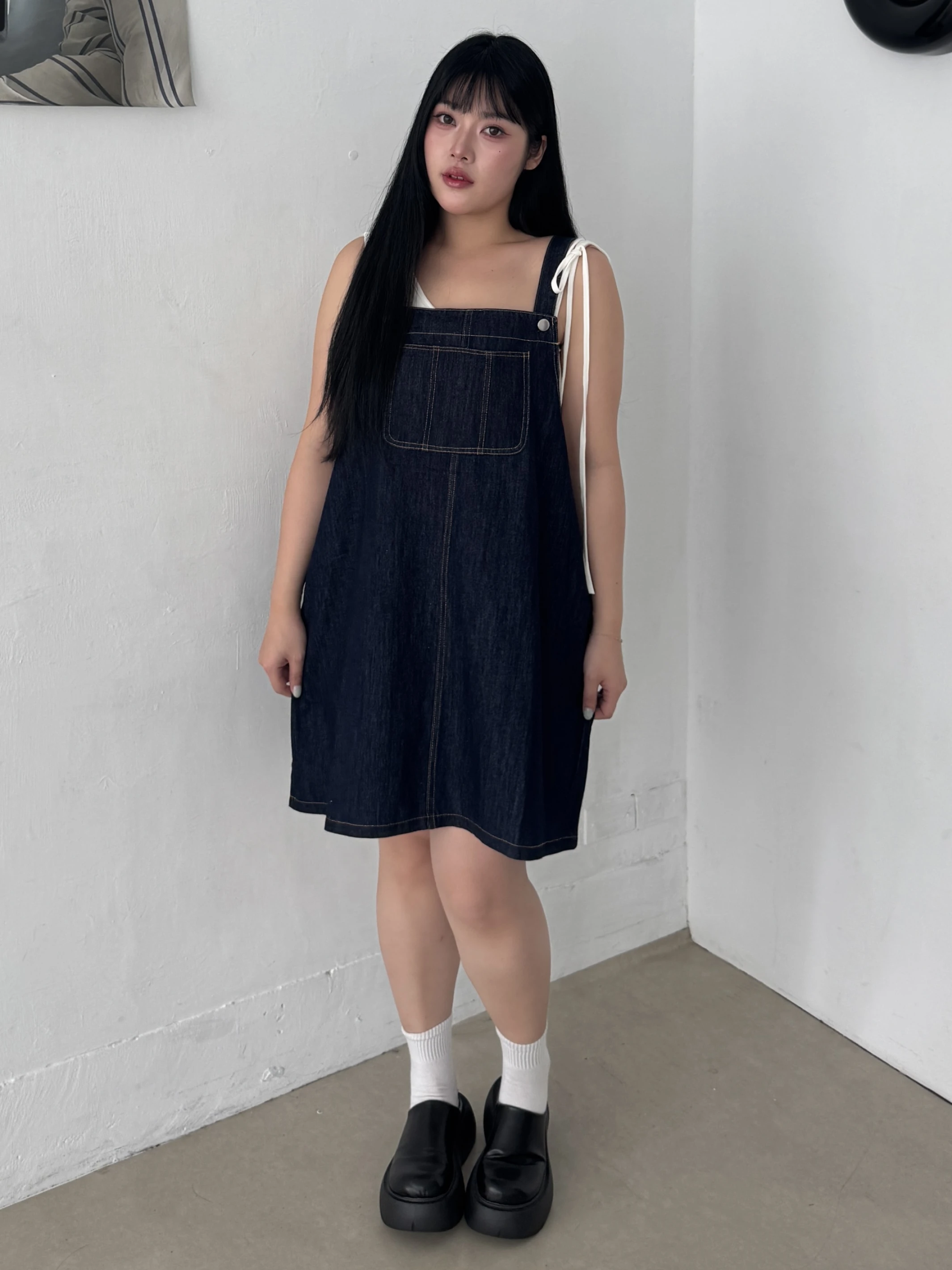 𝘔𝘪𝘴𝘴.𝘉𝘦𝘭𝘭𝘢.率性工裝口袋吊帶裙2641