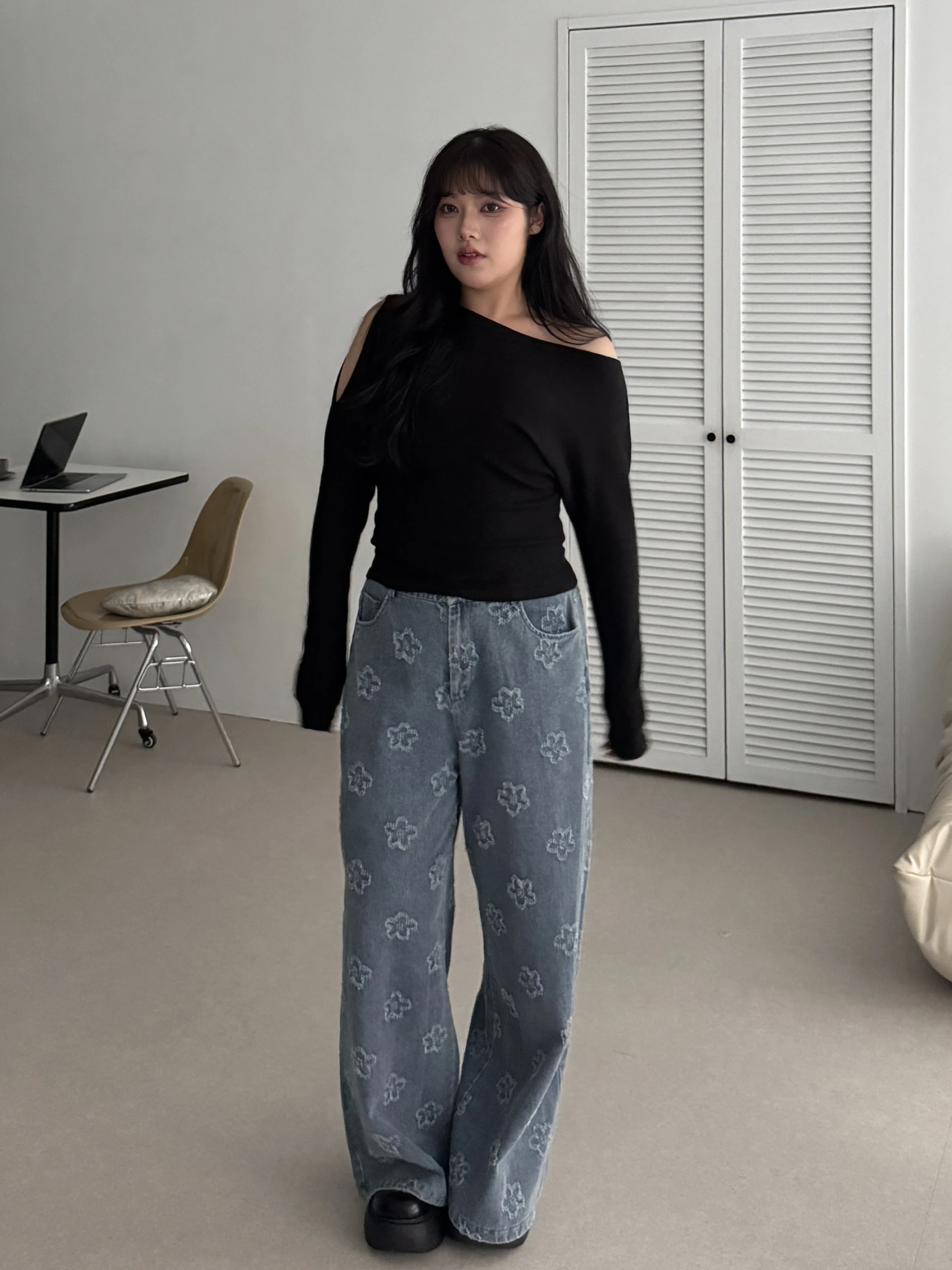 𝘔𝘪𝘴𝘴.𝘉𝘦𝘭𝘭𝘢.慵懶細紋針織上衣3333