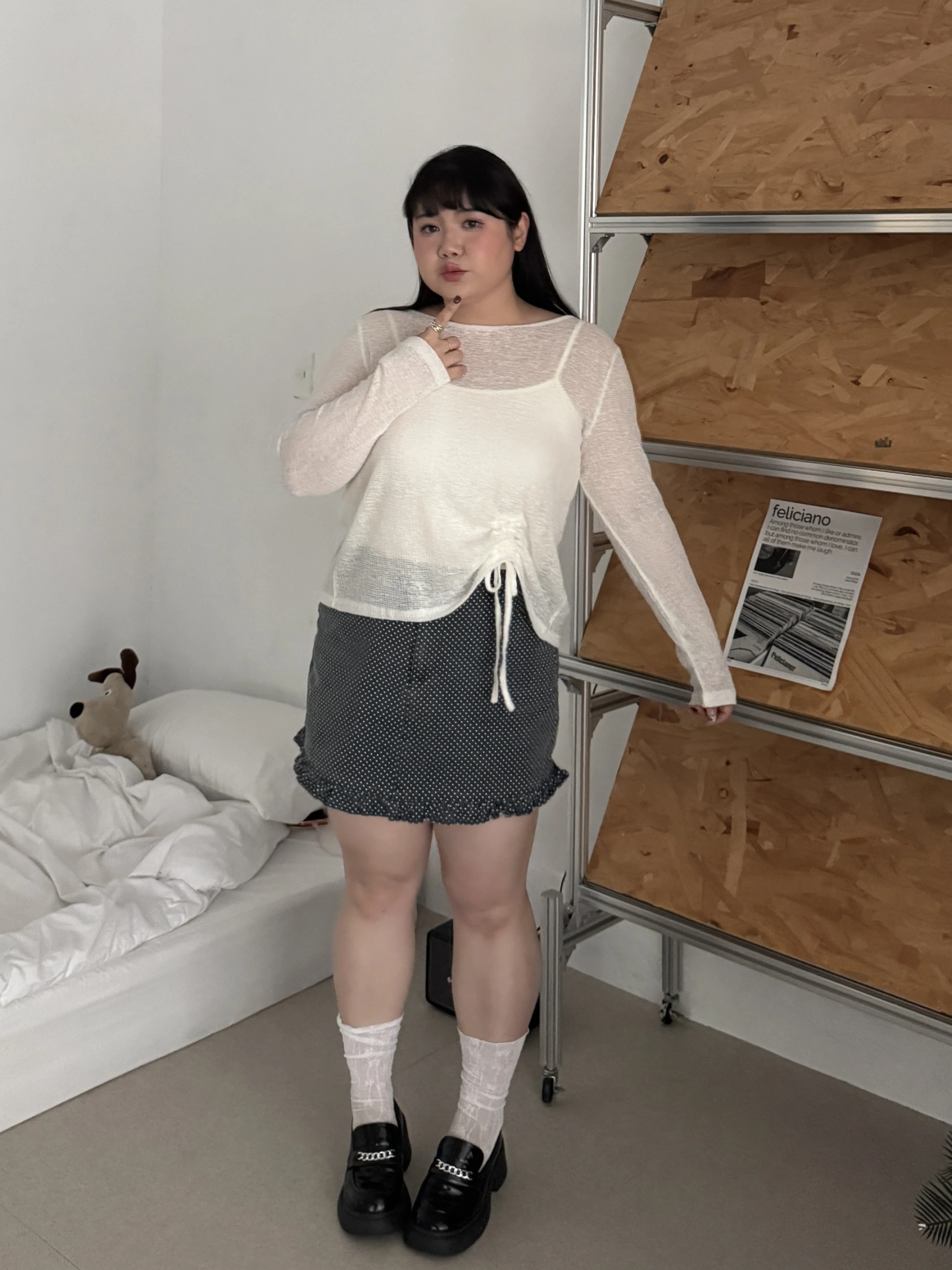 𝘔𝘪𝘴𝘴.𝘉𝘦𝘭𝘭𝘢.薄霧微辣上衣8501