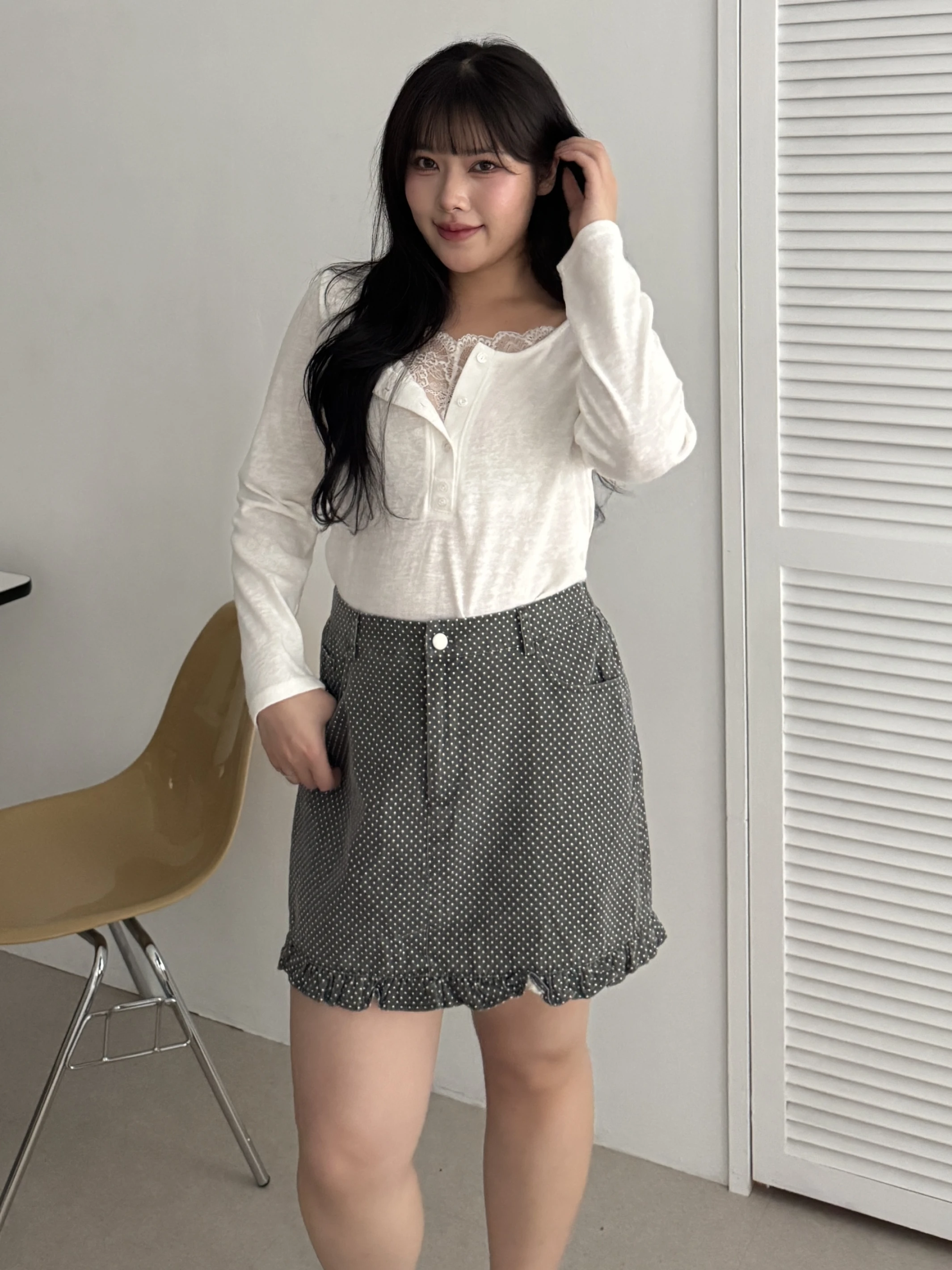 𝘔𝘪𝘴𝘴.𝘉𝘦𝘭𝘭𝘢.一件就有型蕾絲上衣38375