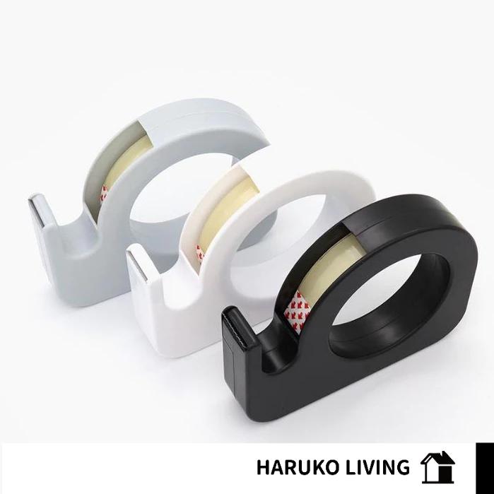 【春子家】桌上型膠帶台 攜帶型膠帶台 日本製 桌上型小切台 辦公桌必備 手持 膠帶台 膠台 切台 膠帶臺 文具膠帶