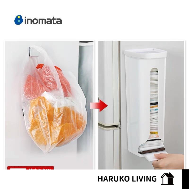 【春子家】塑膠袋收納架 日本製 inomata 垃圾袋收集盒 垃圾袋收納盒 塑膠袋收納 抽取盒 垃圾袋整理盒 抽取收納盒