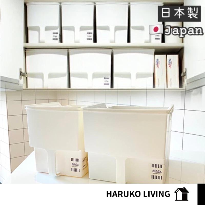【春子家】高位層收納盒 日本製 純白收納 大容量無蓋盒 層板收納盒 白色大容量收納 櫥櫃收納盒 把手收納盒